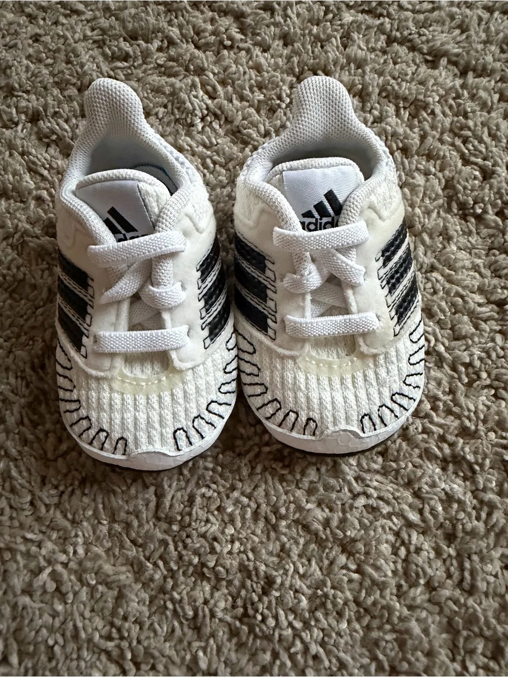 Adidas baby crib shoes